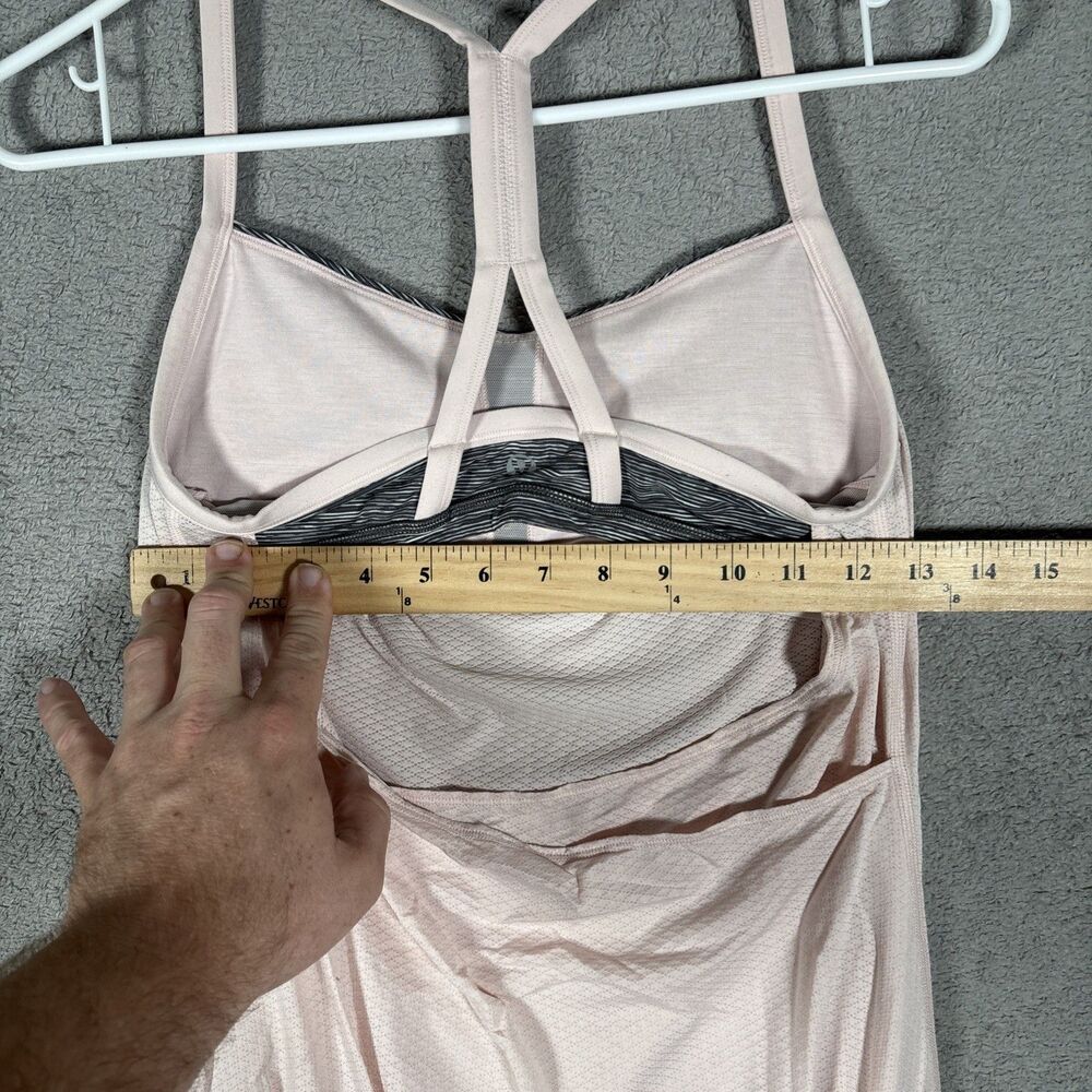 Lululemon C.Y.B Athletic Tank Top Women’s Size XS Pink Grey Yoga Workout‎ - Picture 6 of 10